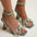 Luxury Pearls Rhinestones Bowknot Sandals High heels Ankle Strap